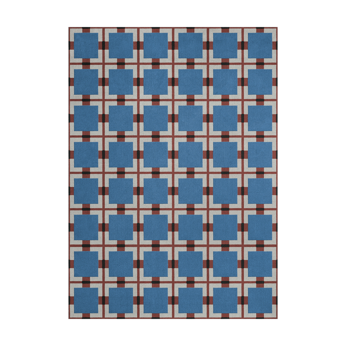 Tapis rectangulaire en laine tufté berry rain 300x400cm Evelina Kroon - Layered
