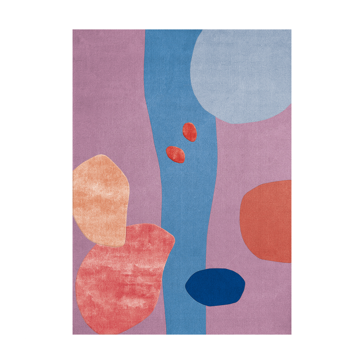 Alfombra rectangular de lana 300x400cm Secret Garden - Layered
