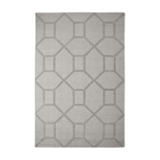 Alfombra rectangular de lana true greige 180x270cm Entrada - Layered