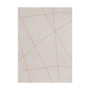 Tapis rectangulaire en laine tufté beige 300x400cm Frost - Layered