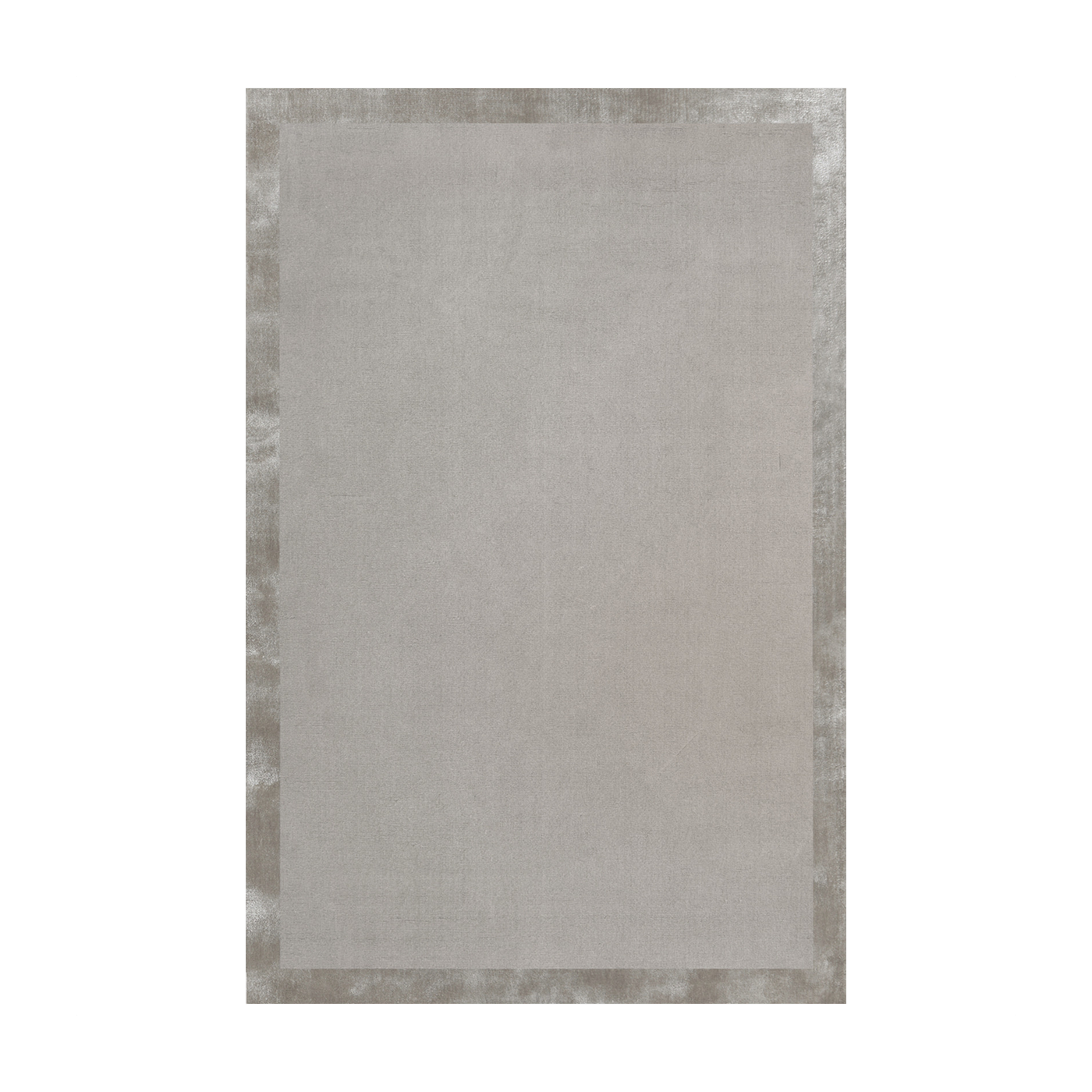Alfombra Wool Border 300x400cm rectangular true greige - Layered