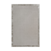 Alfombra rectangular de lana true greige 180x270cm Wool Border - Layered