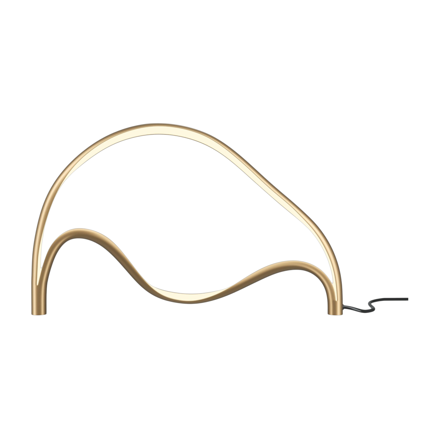 Lampe de table en aluminium laiton 24,5x39cm Plons - Maytoni