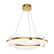 Hängeleuchte aus Glas und Aluminium Messing 60cm Breeze -. Maytoni