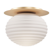 Plafoniera Reels in metallo dorato 32x28cm - Maytoni