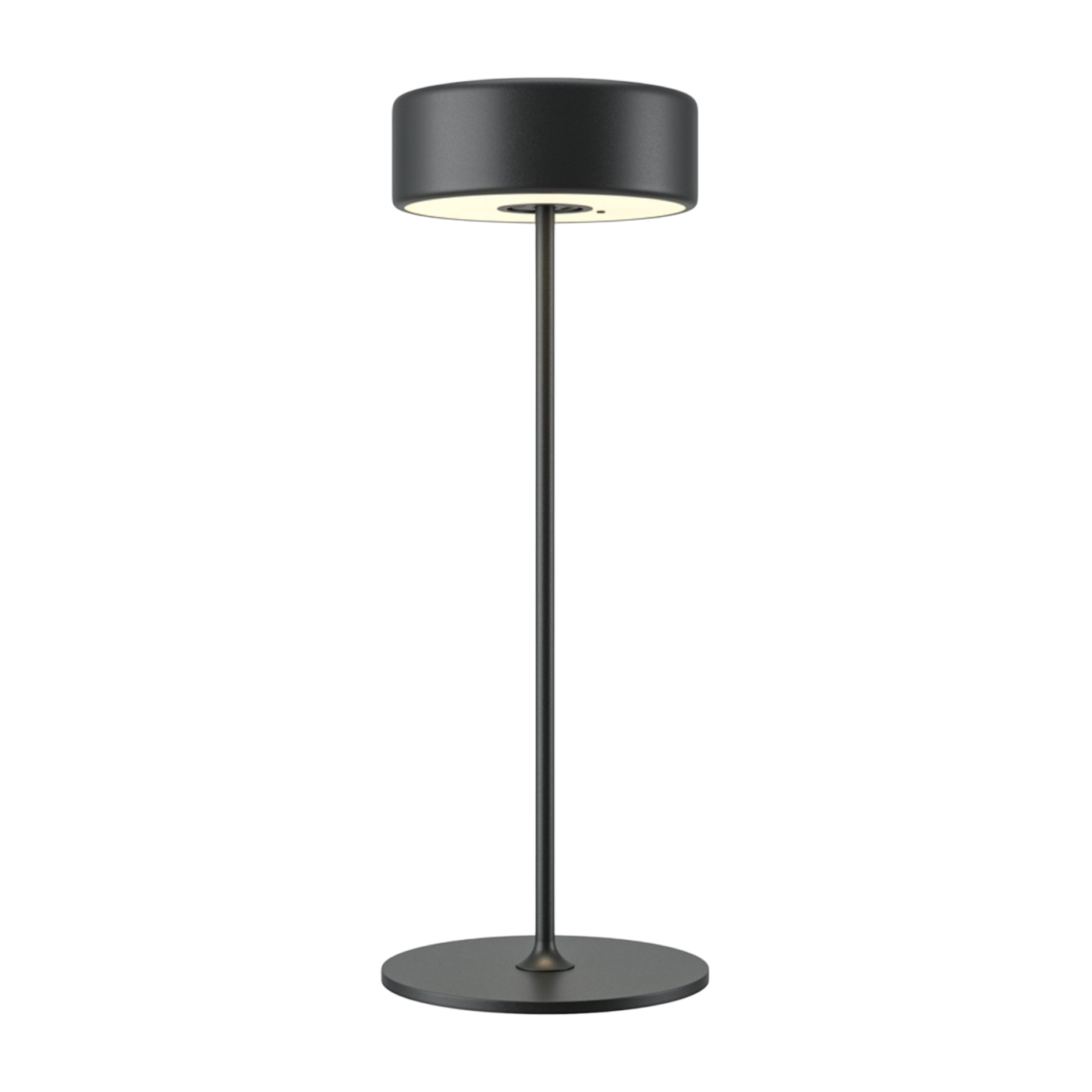 Lámpara de mesa portátil de aluminio negro 12 x 34,5 cm AI Collaboration - Maytoni