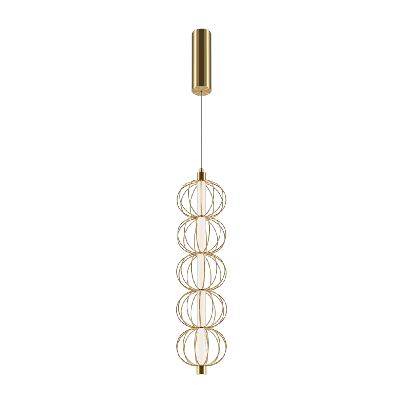 Golden Cage metal pendant 13. 9x375. 8cm - Maytoni