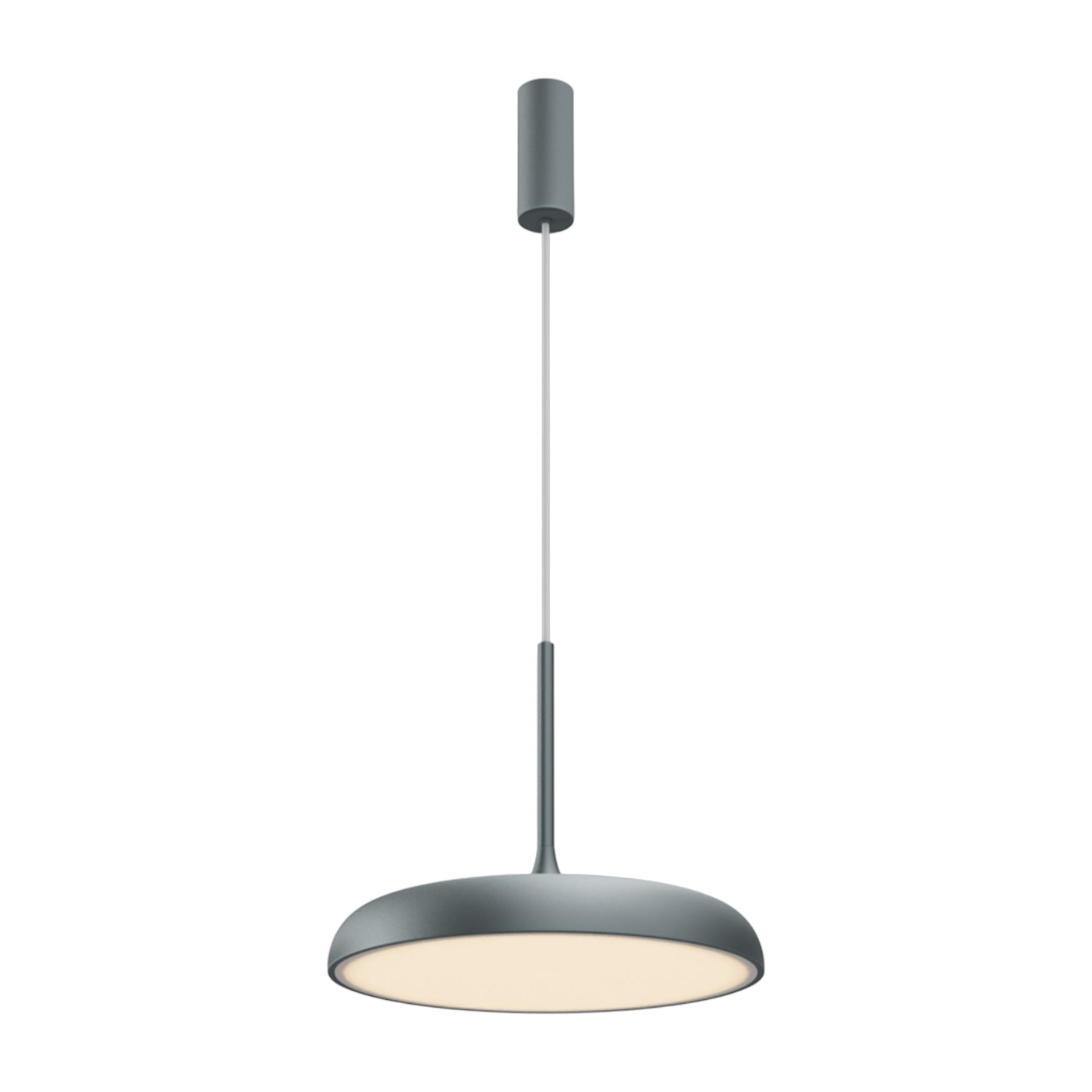 Lámpara colgante de metal gris 40 cm Gerhard - Maytoni