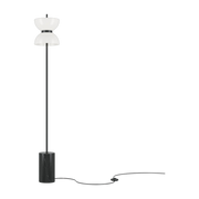 Lampada da terra in metallo e nero marbre 145cm Kyoto - Maytoni