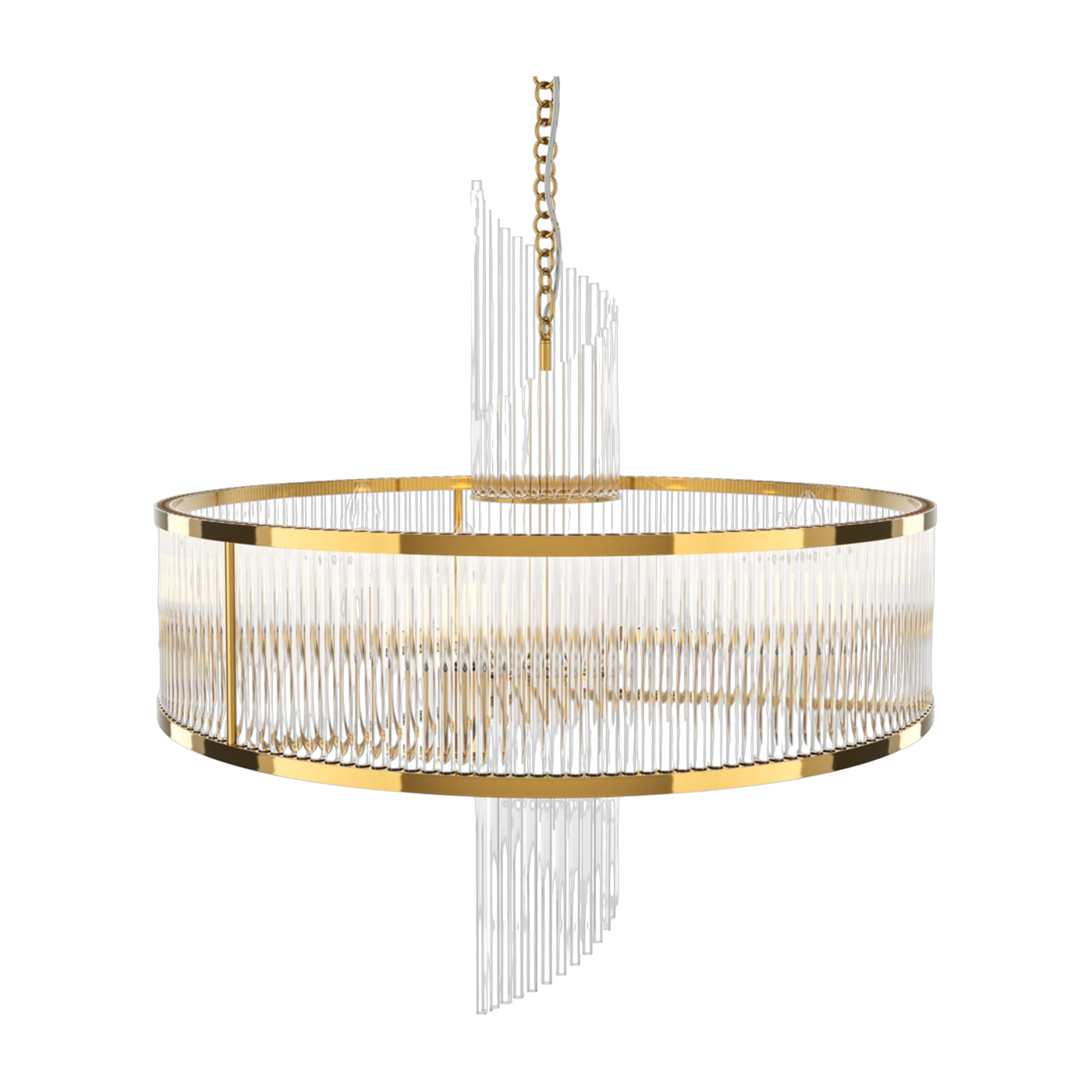 Lámpara colgante de metal dorado 58 x 62 cm Frame - Maytoni