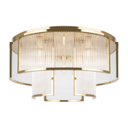Plafoniera in metallo dorato 33x65 cm Frame - Maytoni