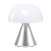Mini Mina lampada a led in alluminio argento - Lexon