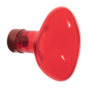 Vermilion glass wall hook 9cm Bubble - Petite friture