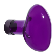 Purple glass wall hook 9cm Bubble - Petite friture