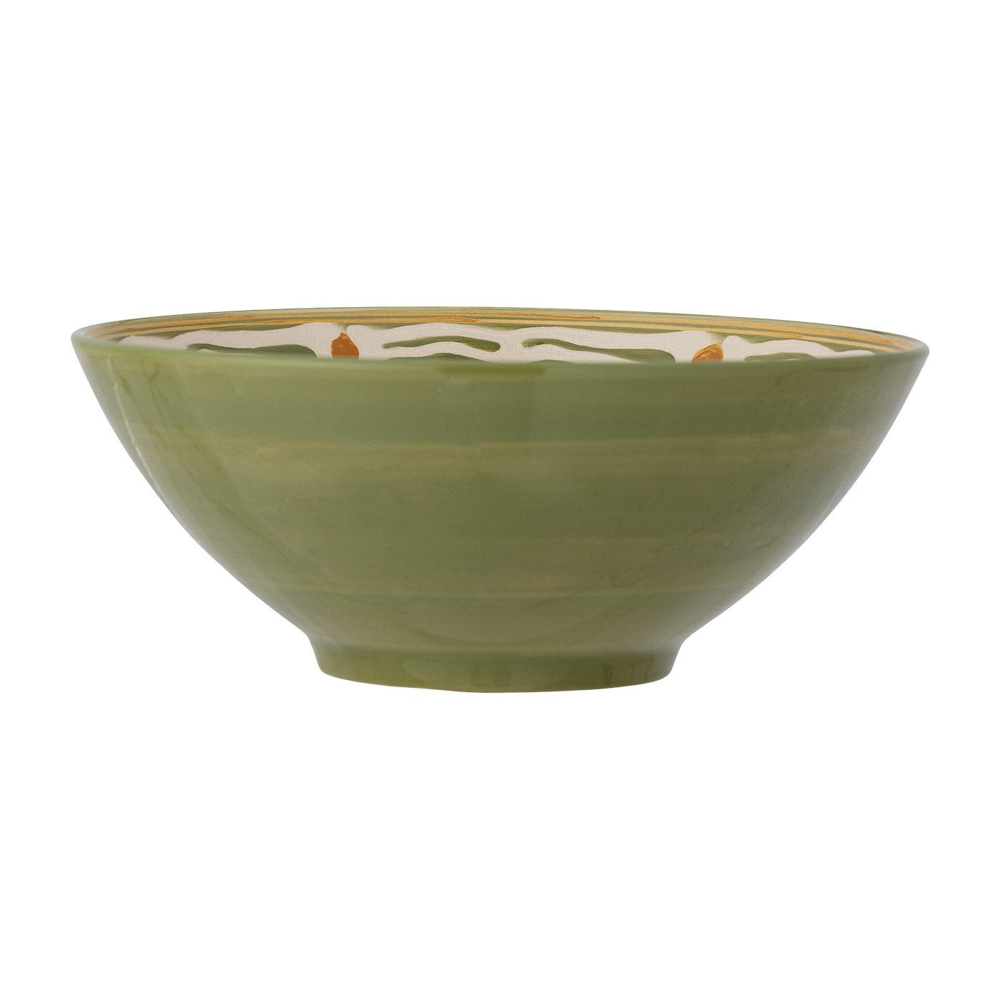 Heikki green stoneware bowl - Bloomingville