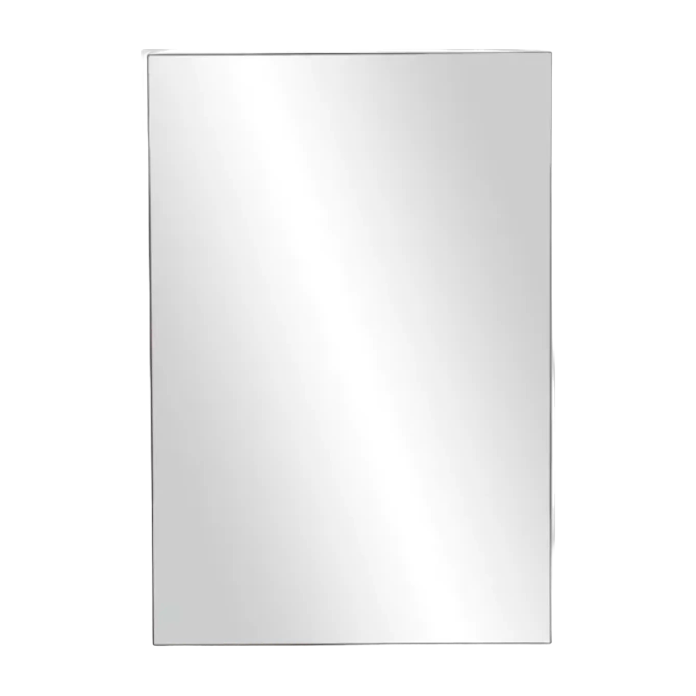 Rectangular metal mirror with black frame 80x118cm Palace - Pomax