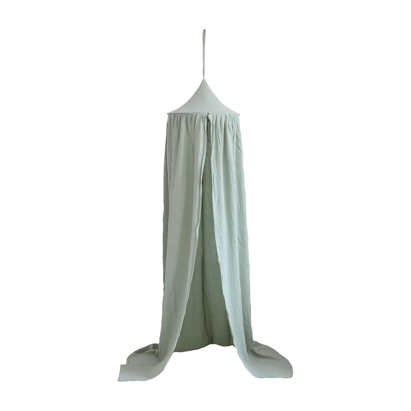 Toldo de algodón crudo verde menta - Moi Mili