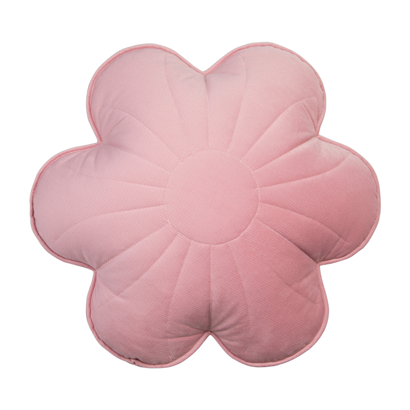 Bloom cushion in pink elderberry velvet - Moi Mili