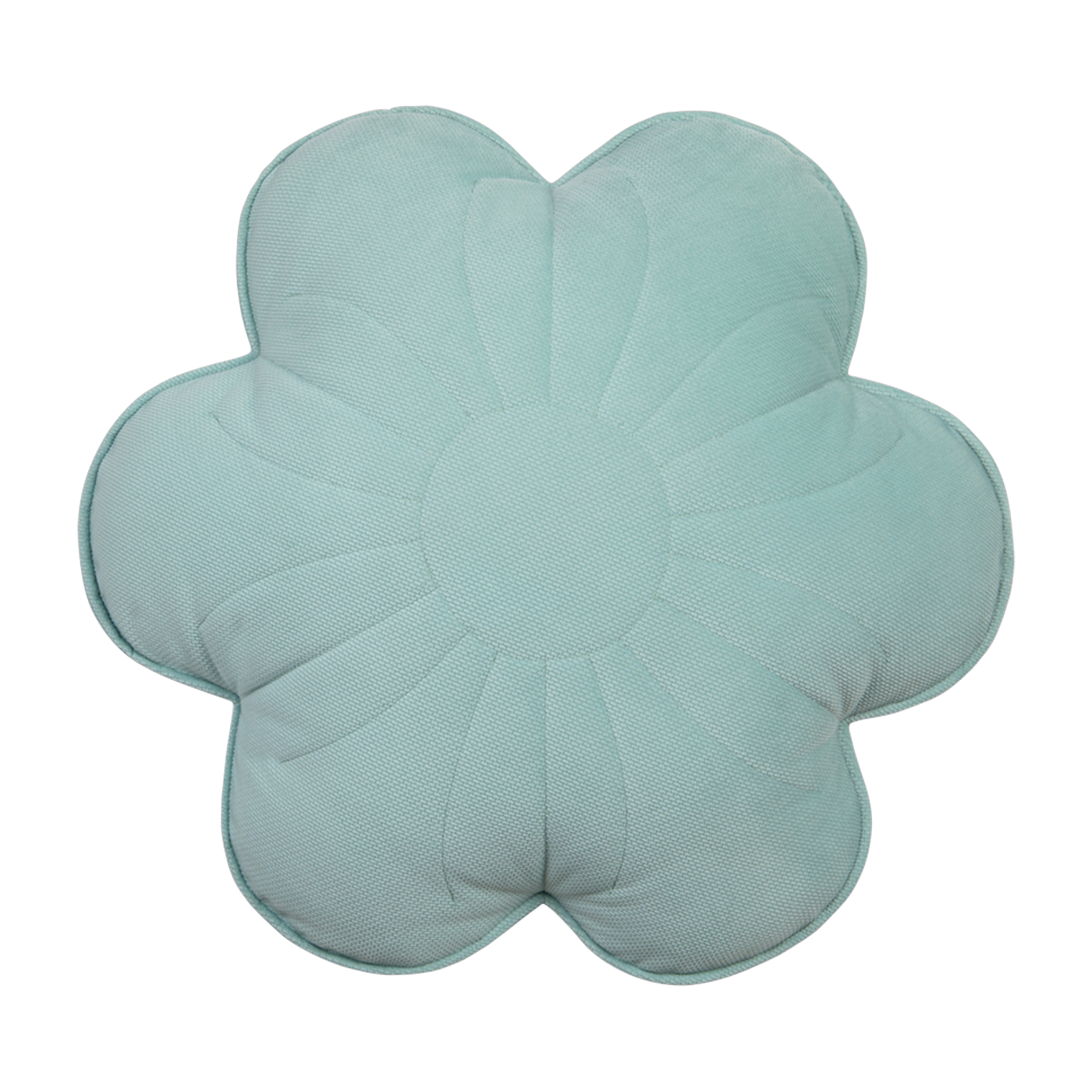 Flower cushion in fresh mint velvet - Moi Mili