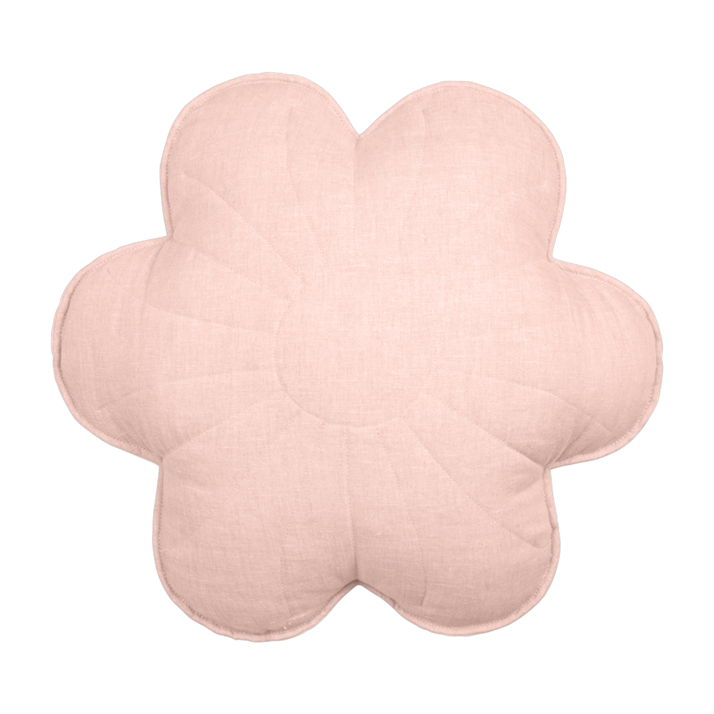 Light pink lily linen flower cushion - Moi Mili