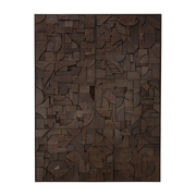 Mahogany wall decor 120x90cm Bricks - Ethnicraft Accessories