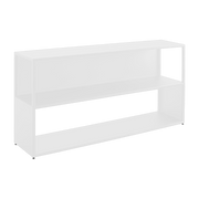 Weißes Metallregal 150x75cm Hyller side metal - -. Custom form