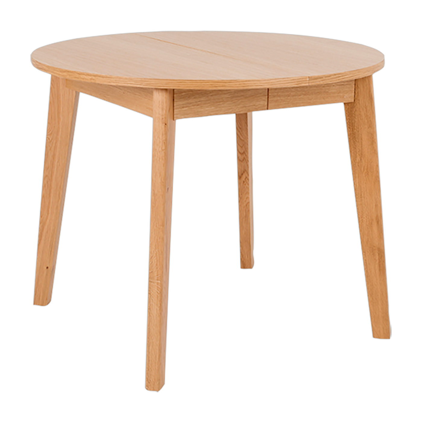 Table à manger ronde à rallonge en chêne 95cm Woodyou - Custom form