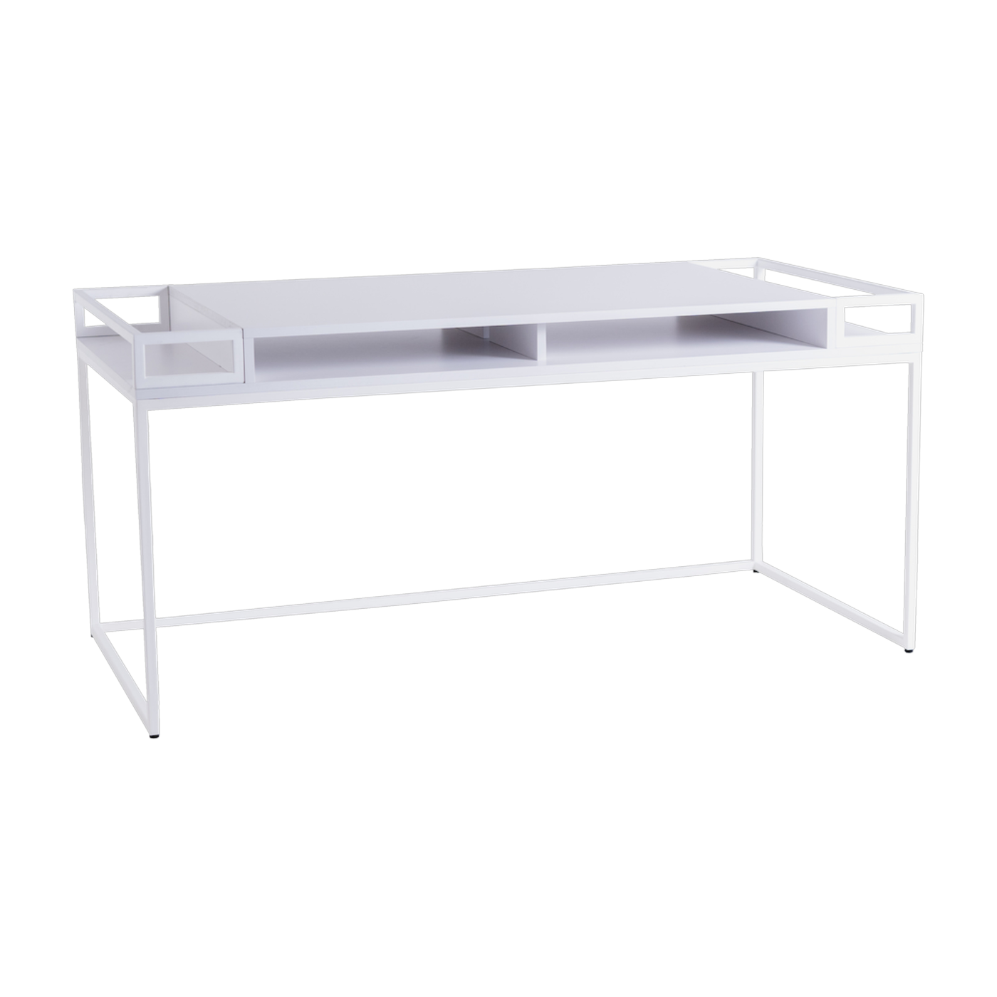 Bureau in metallo bianco 140cm K1 - Custom form