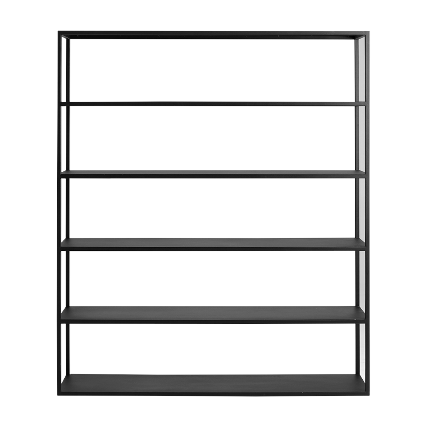 Libreria in metallo nero 150x180cm Hyller - Custom form