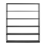 Libreria in metallo nero 150x180cm Hyller - Custom form