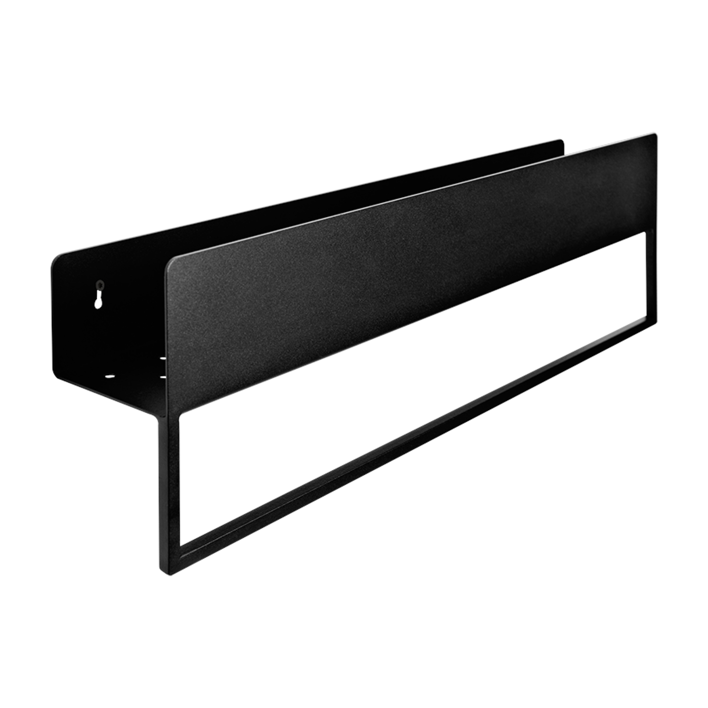 Estante de pared metálico Landa Re-Hang - negro Custom Form