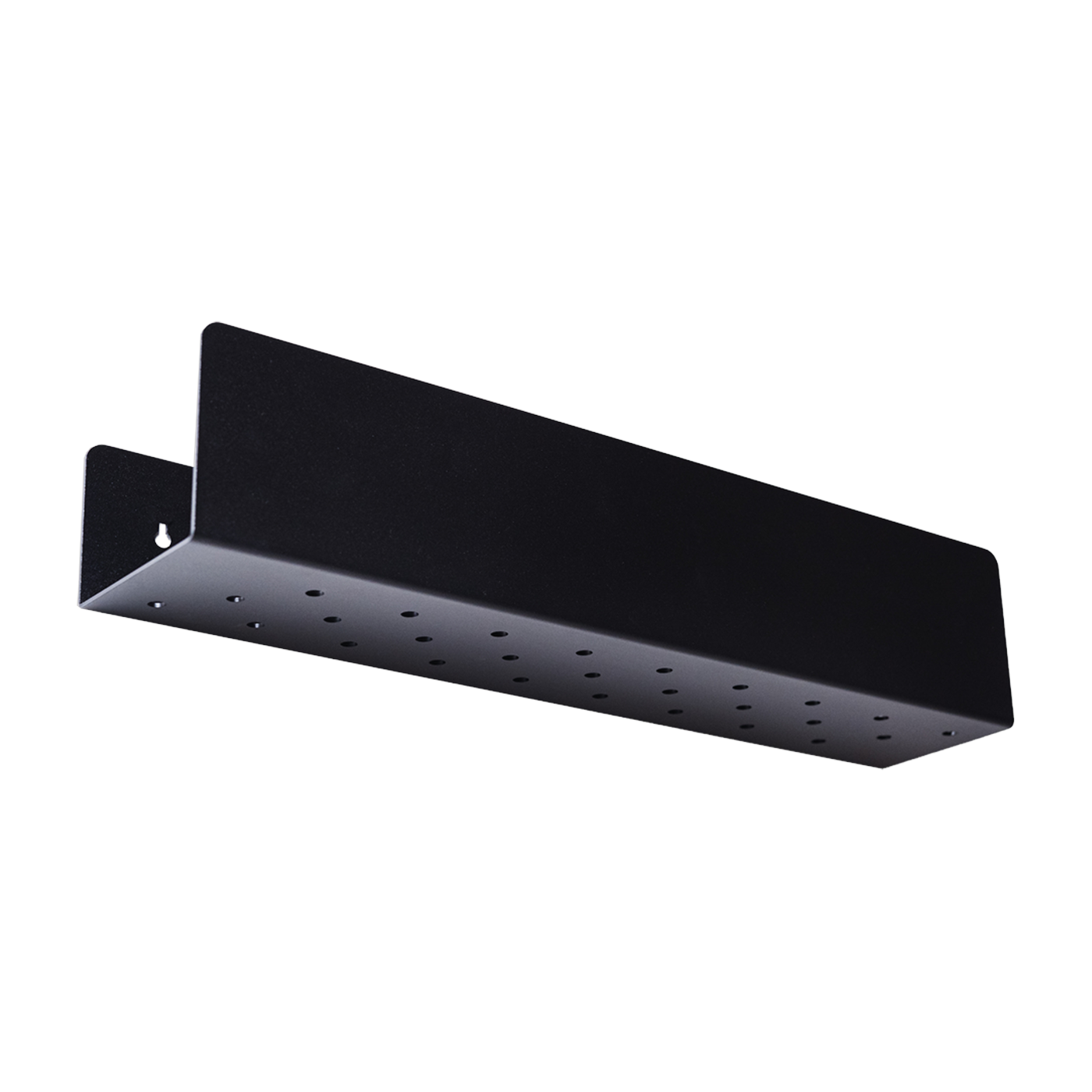 Estante de pared de metal negro 50cm Landa - Custom form