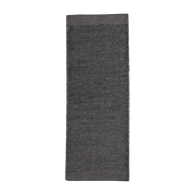 Grey wool and jute rectangular rug 75x200cm Rombo - Woud