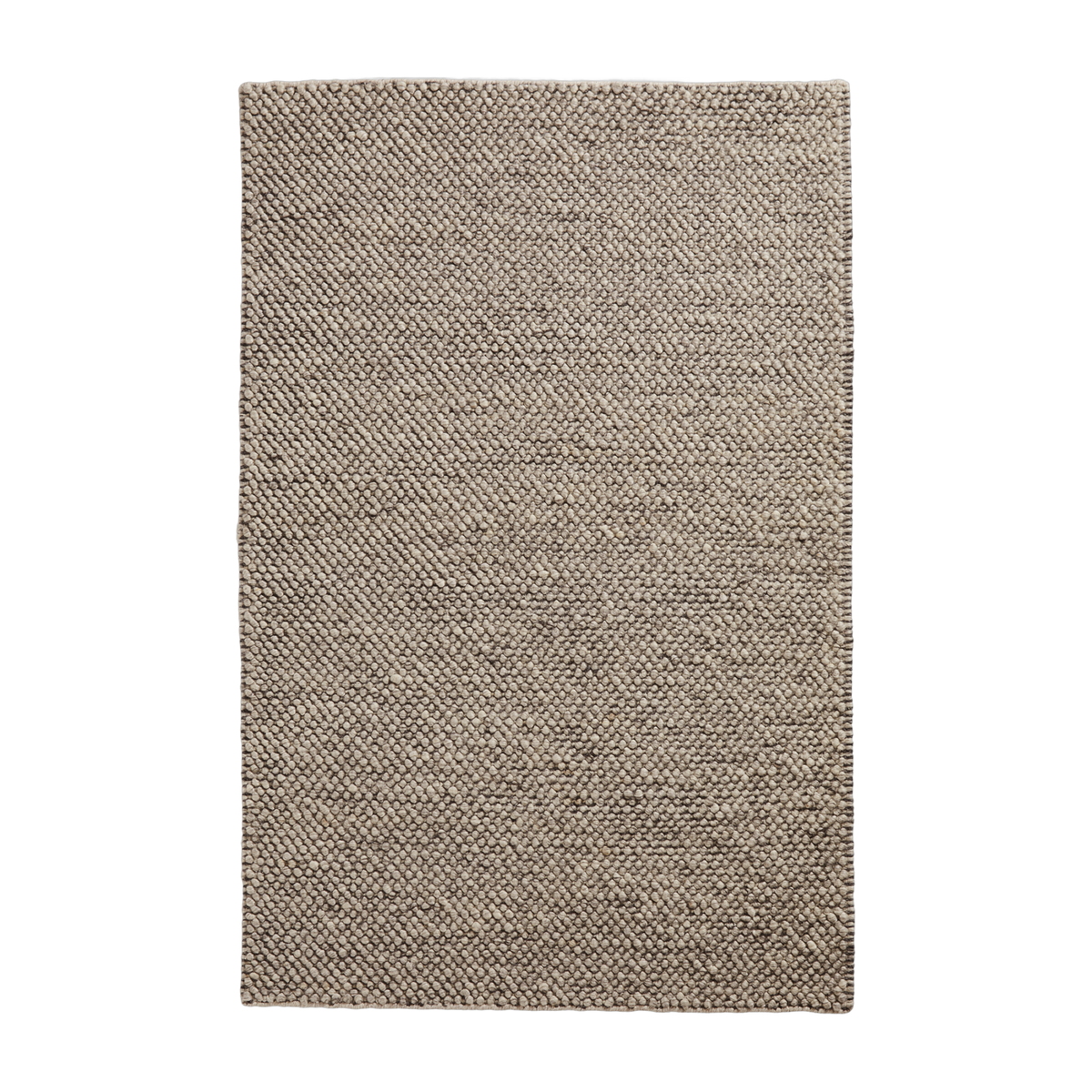 Alfombra rectangular de lana marrón 200x300cm Tact - Woud