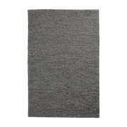 Tact rectangular wool rug 170x240cm anthracite grey - Woud