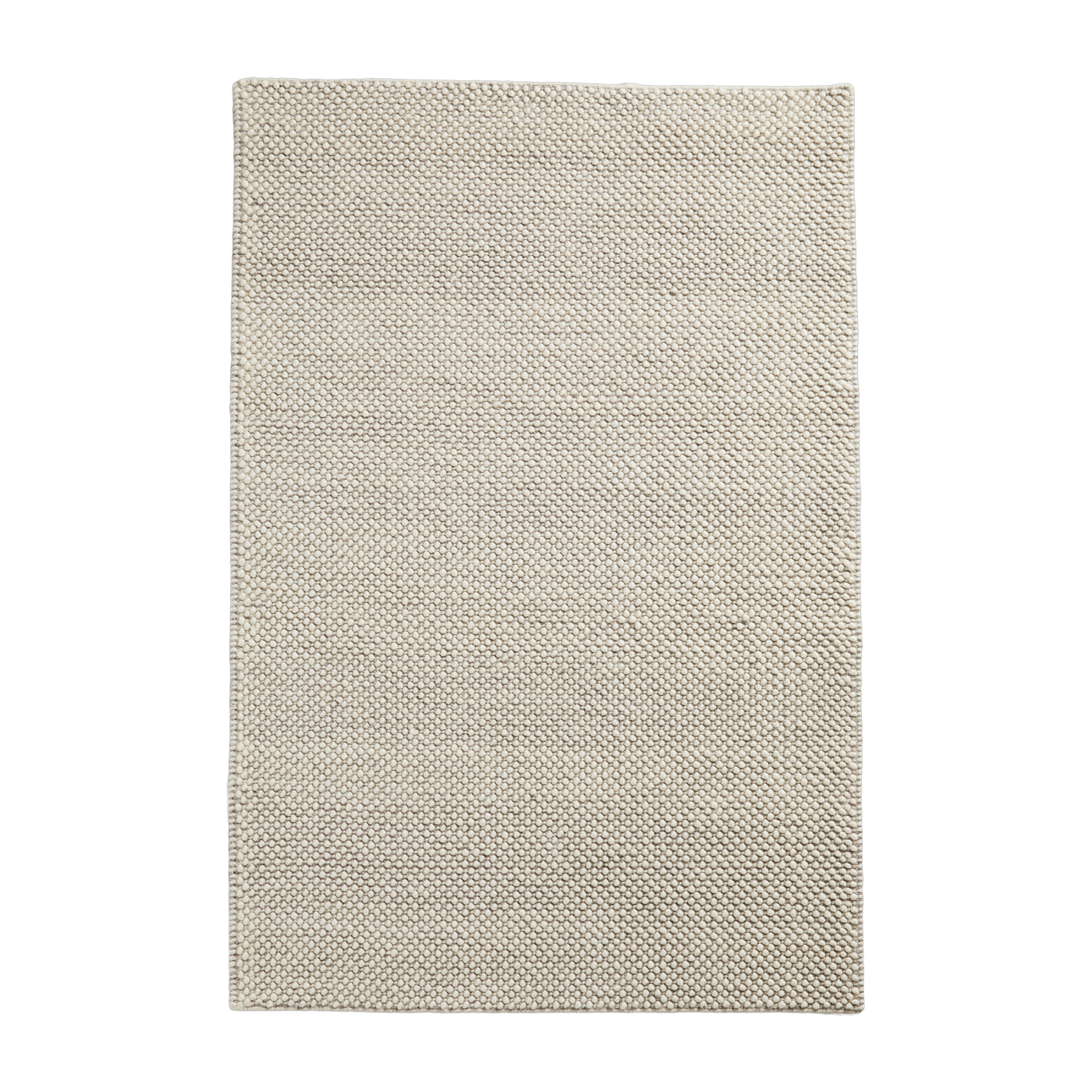 Off-white wool rectangular rug 200x300cm Tact - Woud