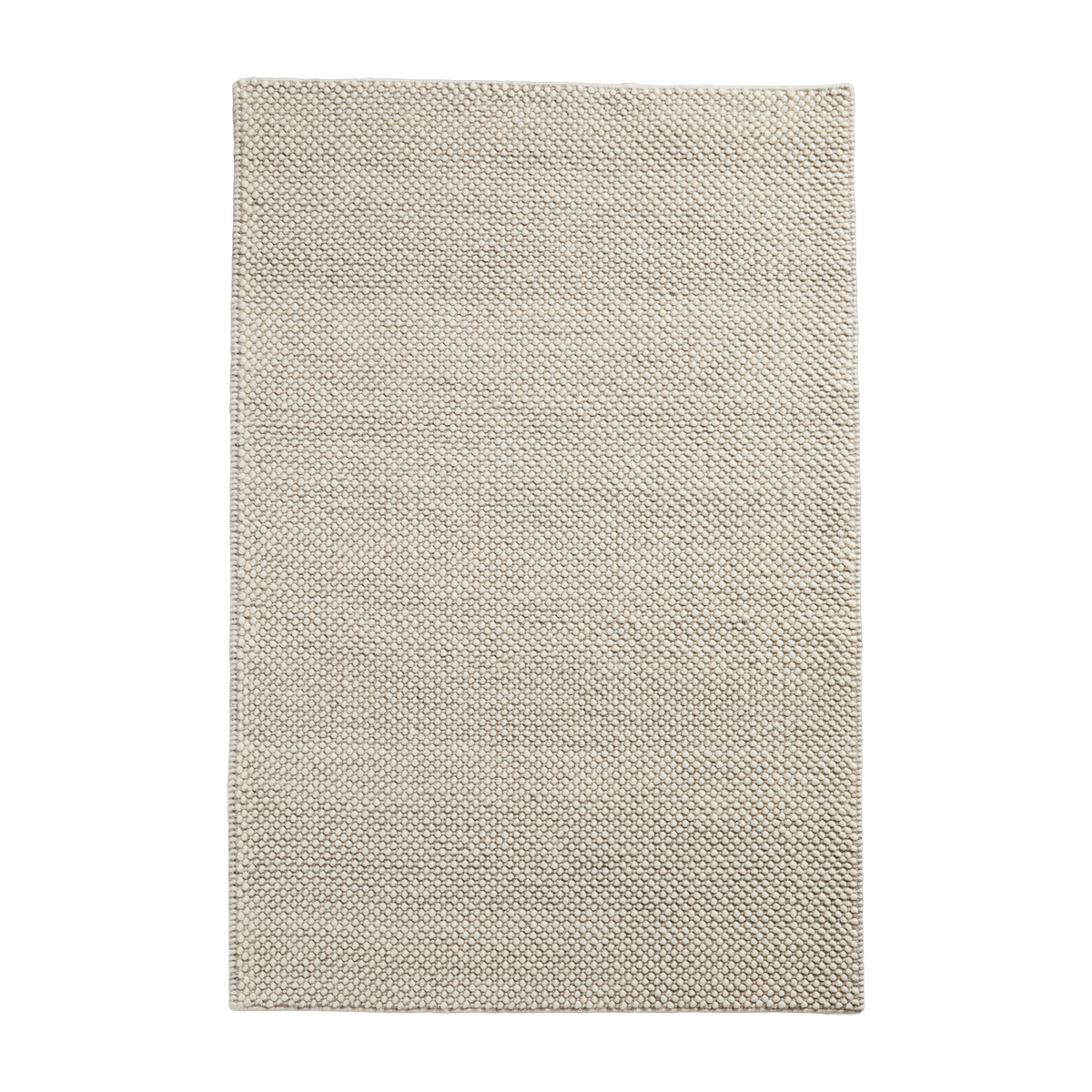 Tappeto rettangolare in lana bianco sporco 90x140 cm Tact - Woud