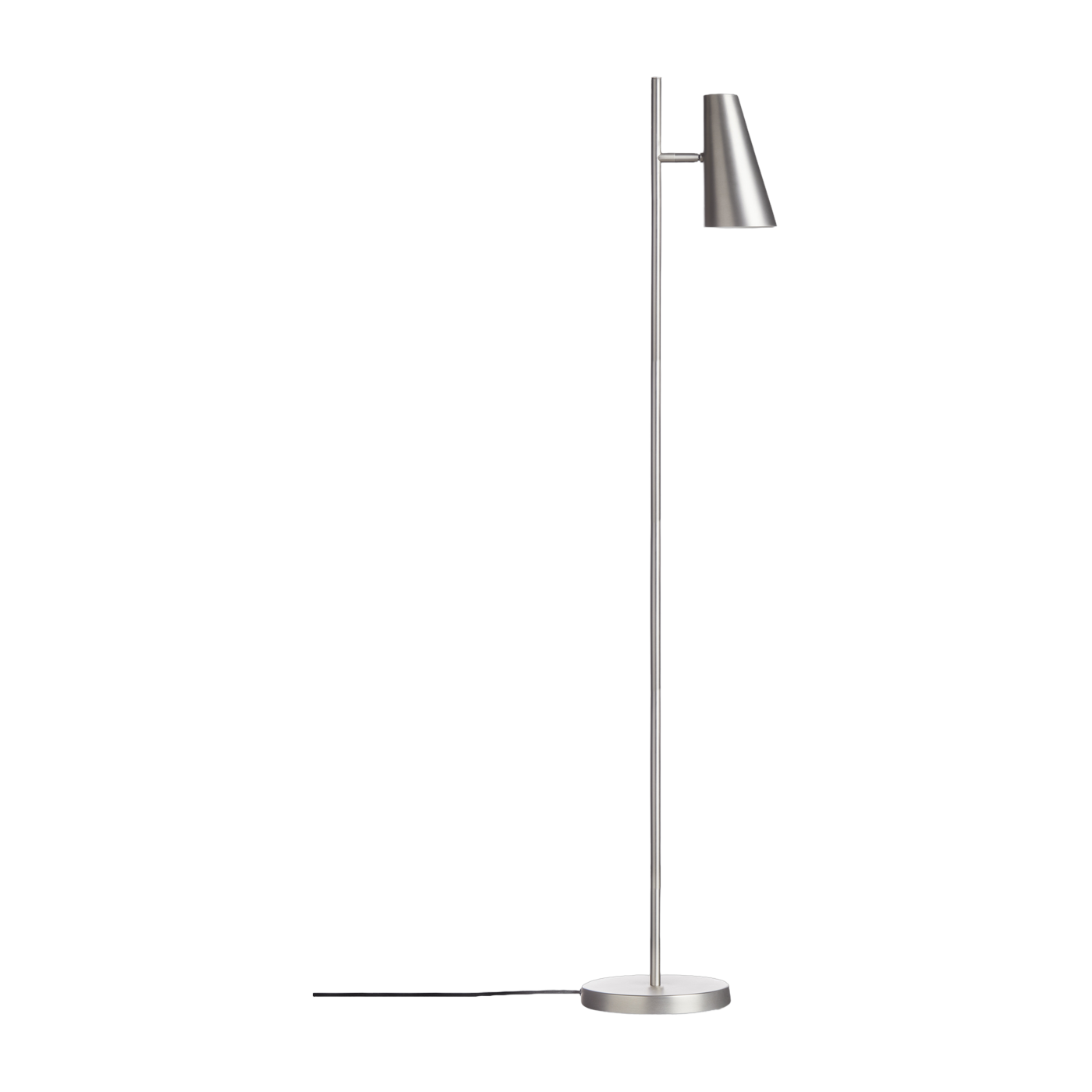 Lampada da terra con paralume orientabile in metallo verniciato satinato 141, 5 cm Cono - Woud
