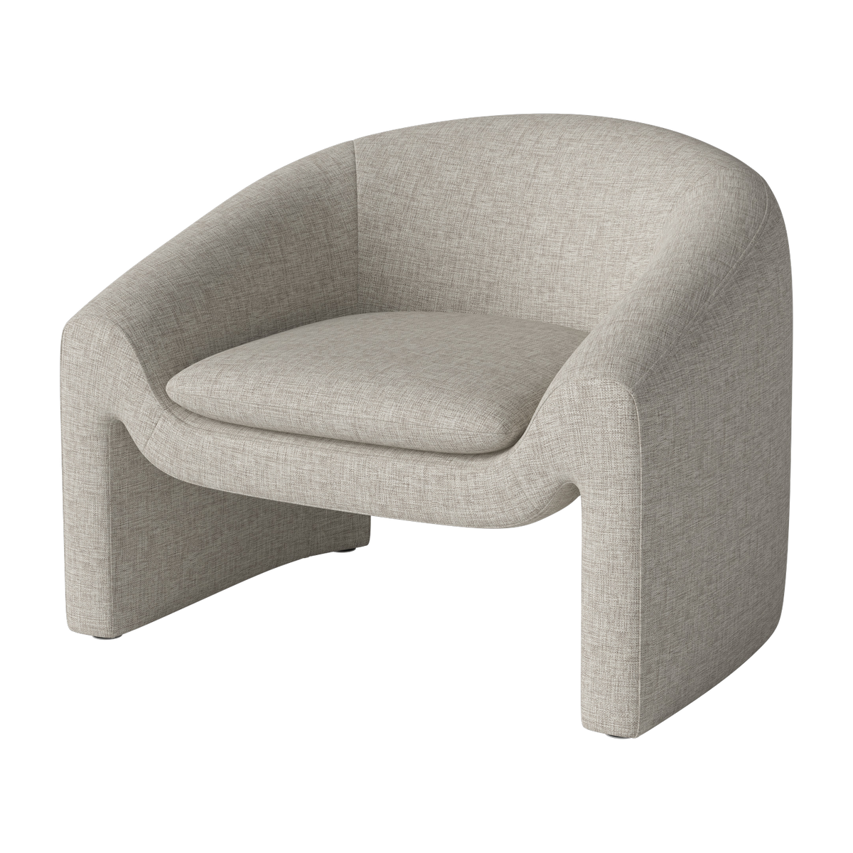 Stoffsessel Sand 89x72, 5cm Mielo - Bolia