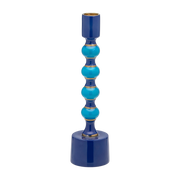 Portavelas Aluminio Azul 24,1cm Lapis Richie - Anna + Nina