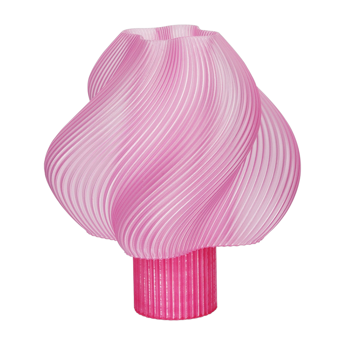 Lampe portable rose sorbet 23 cm Soft serve - Crème Atelier