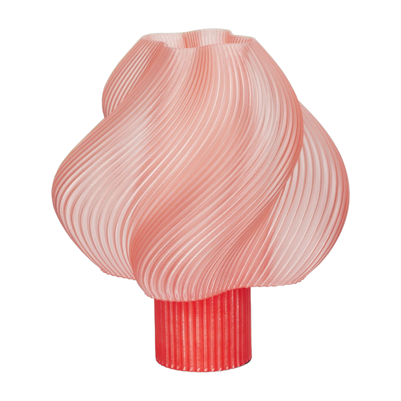 Lámpara portátil sorbete melocotón 23 cm Soft serve - Crème Atelier