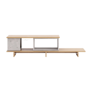 Meuble bas en béton et plaqué chêne Dice configuration 11 - Lyon Béton