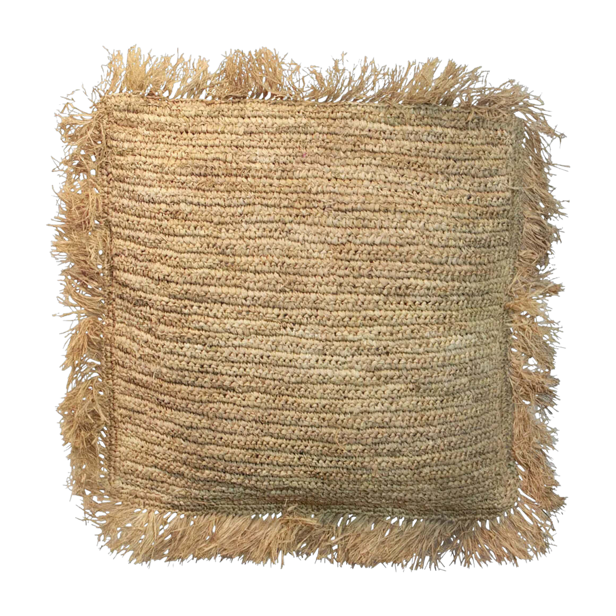 raphia Il copricuscino quadrato in - naturale - 60X60 - Bazar Bizar