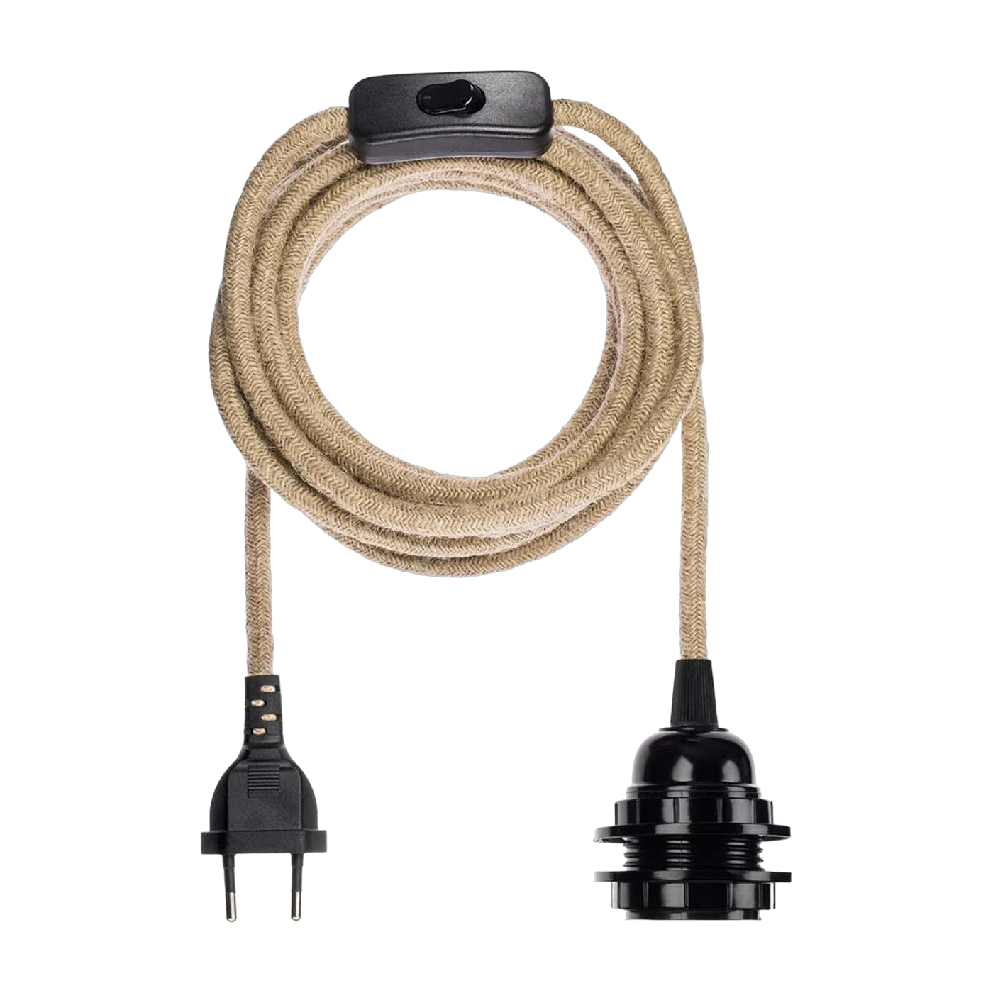 Adattatore per lampade - Nero naturale - Bazar Bizar