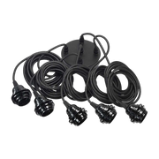 Fitting Lamps Ceiling - Black - 5 Fittings - Bazar Bizar