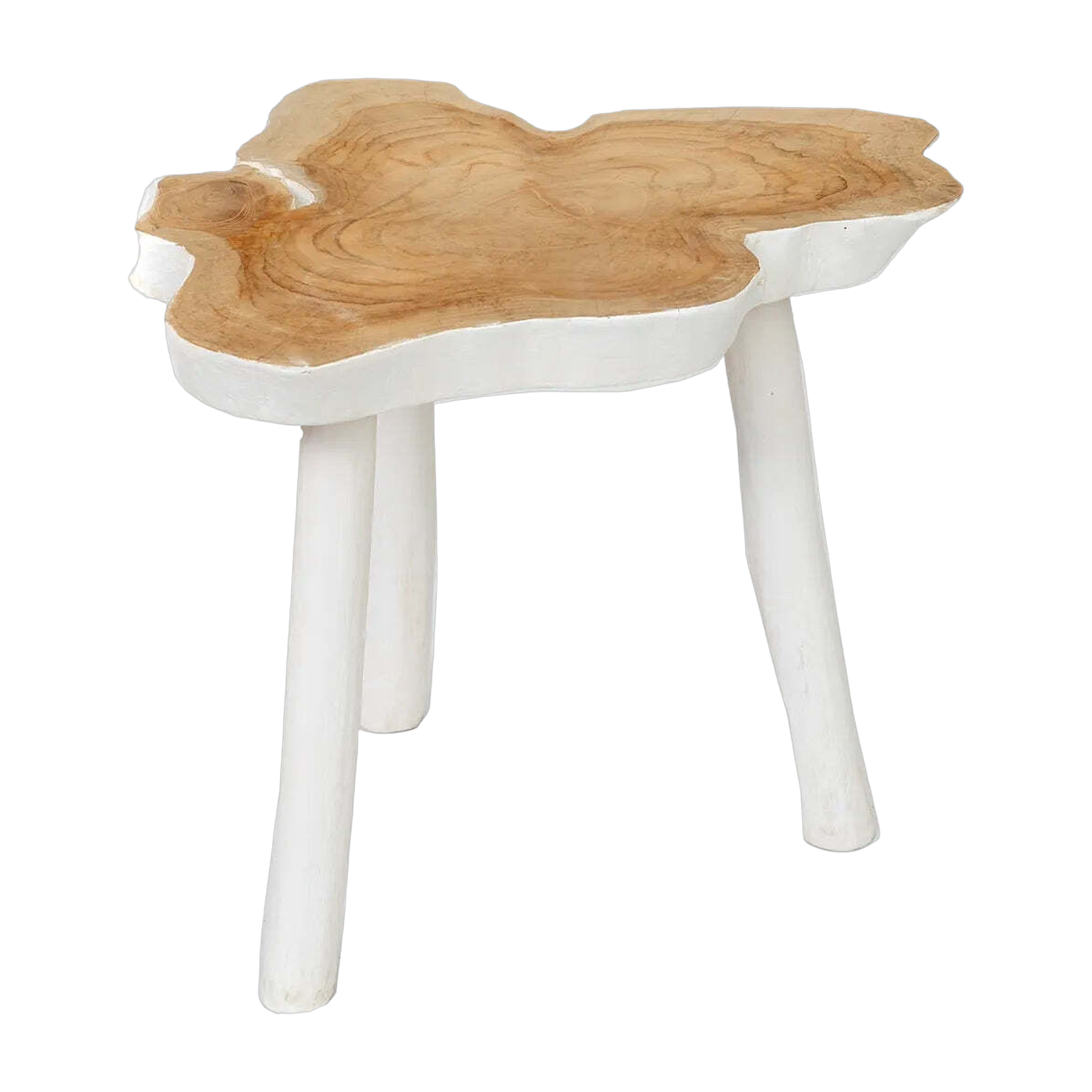 The Organic Side Table - Natural White - Bazar Bizar