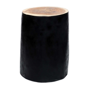 Taburete negro natural Tribe - Bazar Bizar