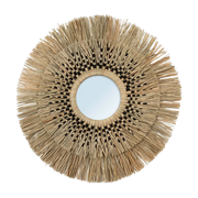 Miroir Havane - Noir naturel - L - Bazar Bizar