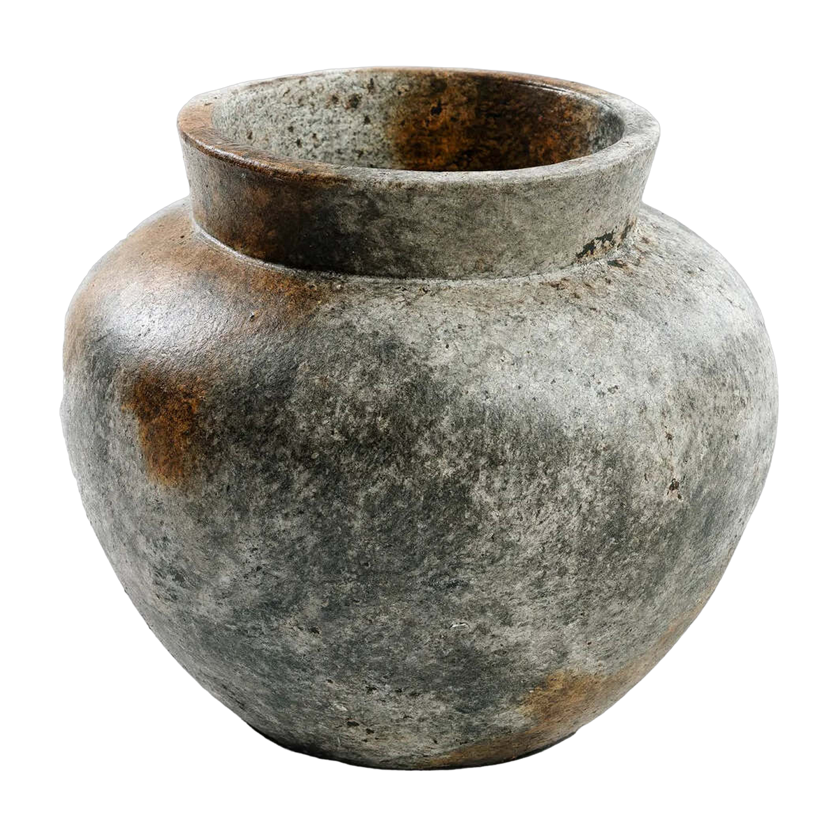 Der Vase Funky - Antikgrau - M -. Bazar Bizar